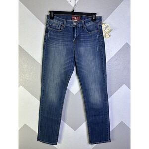 Lucky Brand Sofia Straight Jeans Womens 14/32 Regular (actual 32x33) Blue Denim